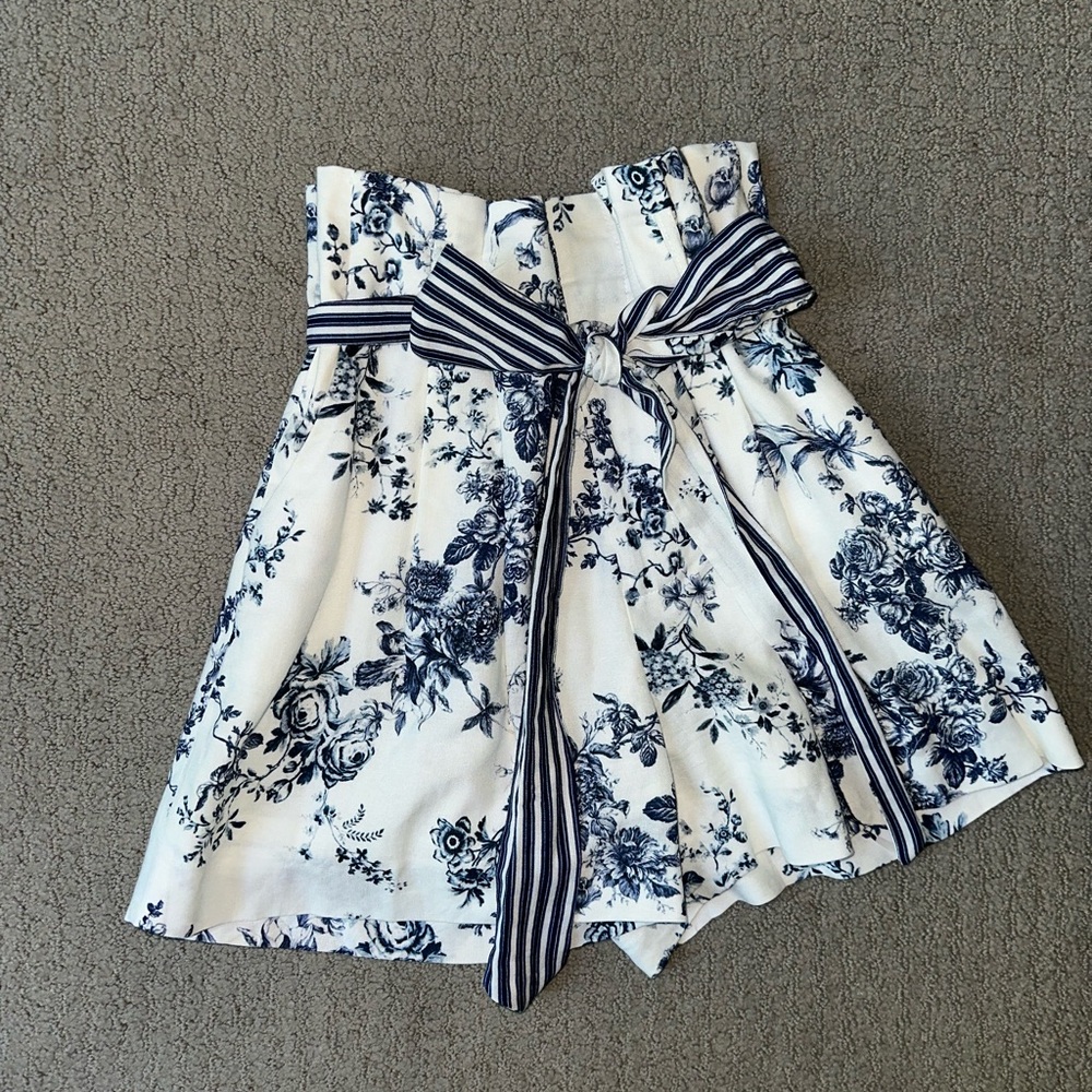 ANTONIO MELANI Blue Toile Shorts (top sold separately)